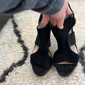 Michael Kors Black Suede Heels